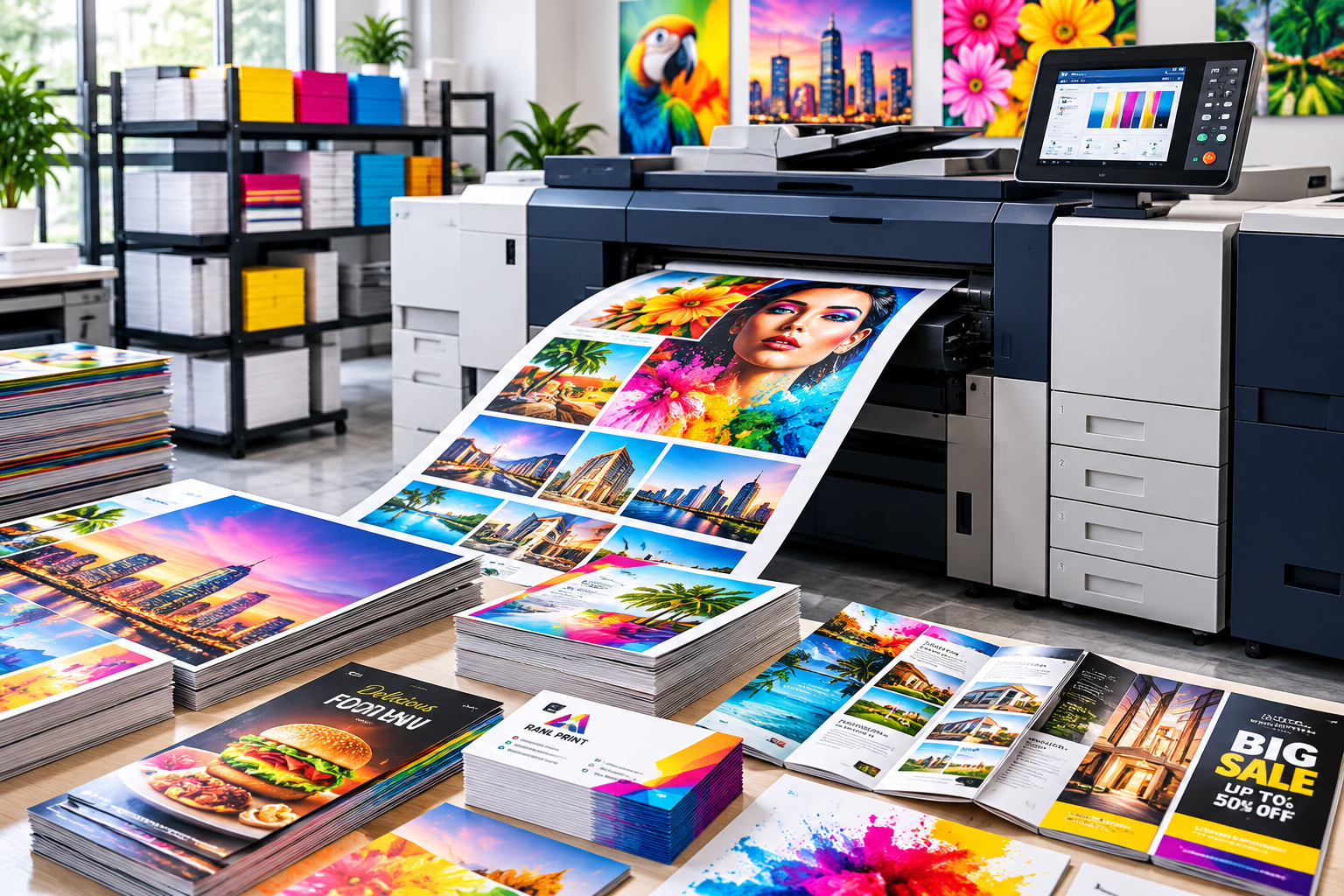 Digital printing machine