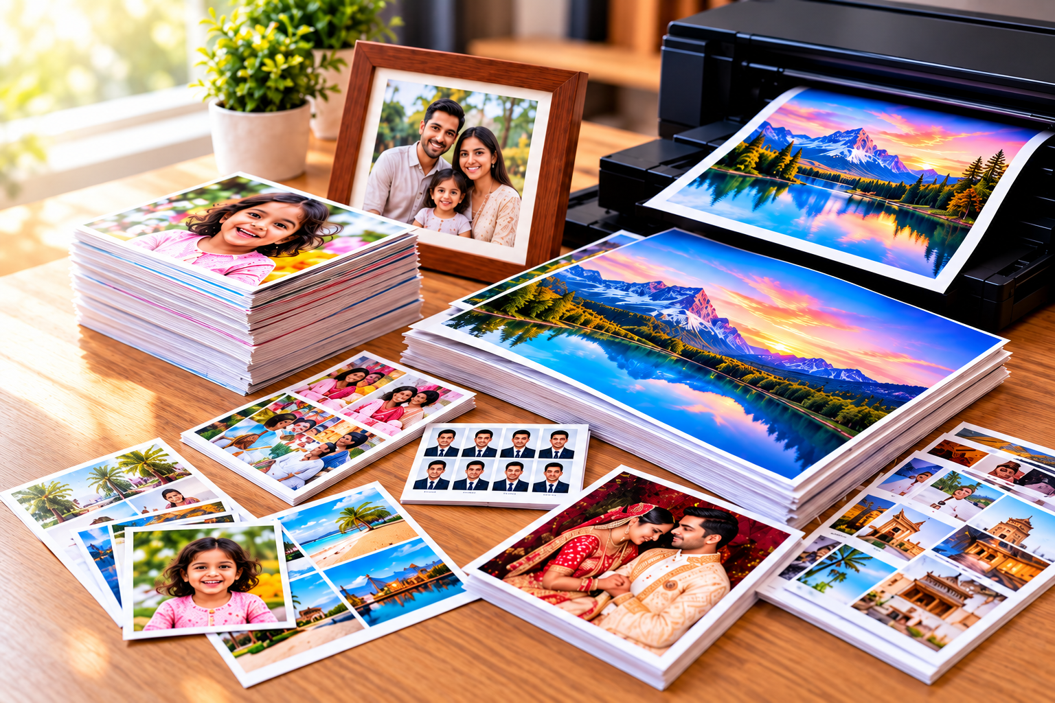 Photo print work