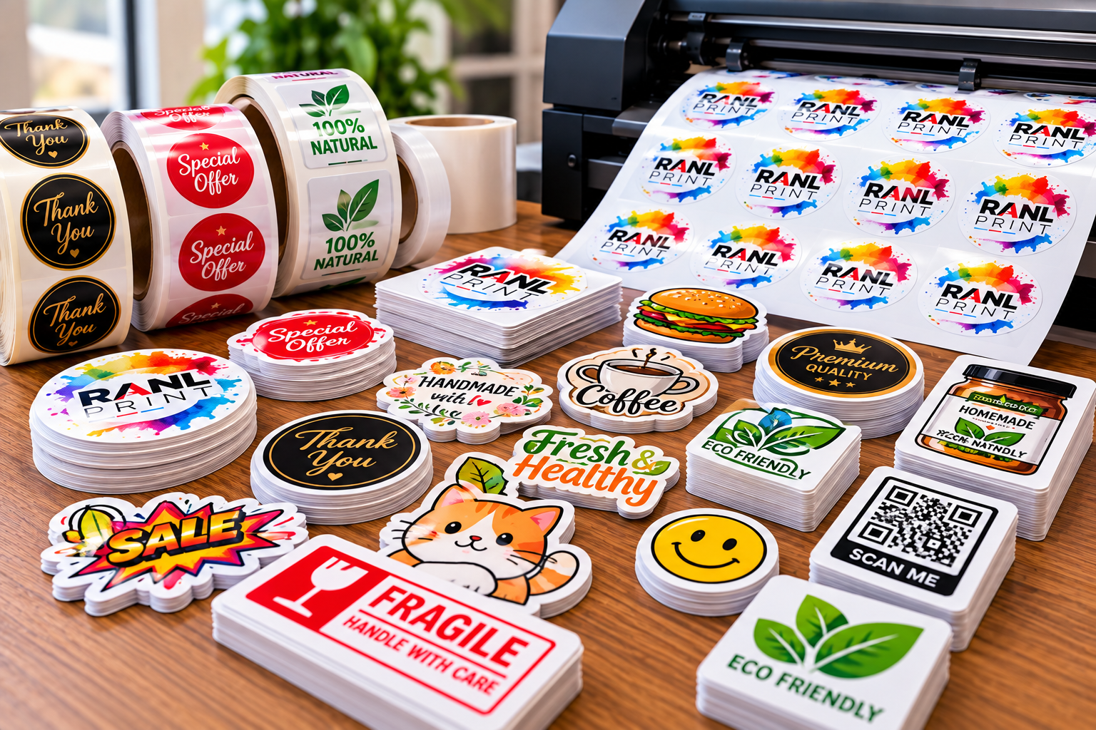 Sticker work